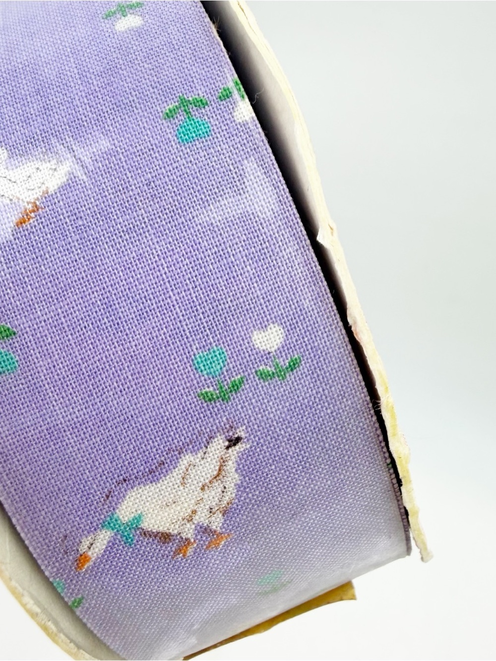Vintage WFR Ribbon Mother Goose Lilac Heart Purple USA Sealed 25 Yds #8648 New
